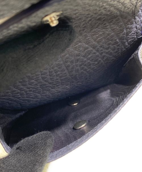 Maison Margiela（メゾンマルジェラ）Maison Margiela (メゾンマルジェラ) バイフォールドウォレット ネイビーの古着・服飾アイテム