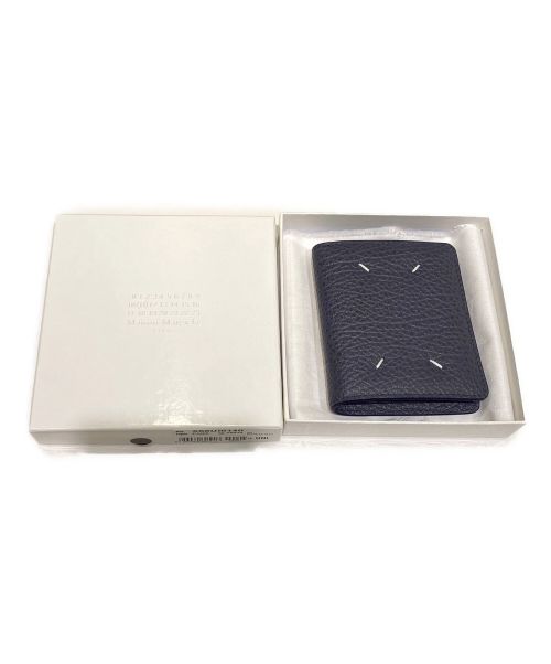 Maison Margiela（メゾンマルジェラ）Maison Margiela (メゾンマルジェラ) バイフォールドウォレット ネイビーの古着・服飾アイテム