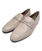 HERMESエルメス）の古着「モカシンシューズ」｜ベージュ