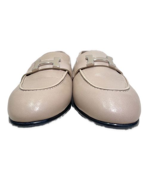 HERMES（エルメス）HERMES (エルメス) モカシンシューズ ベージュ サイズ:36の古着・服飾アイテム