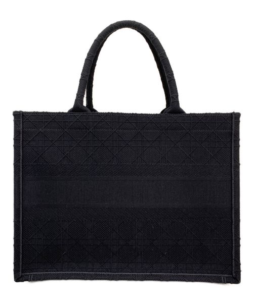 Christian Dior（クリスチャン ディオール）Christian Dior (クリスチャン ディオール) BOOK TOTE MEDIUM オールブラック サイズ:ミディアムの古着・服飾アイテム