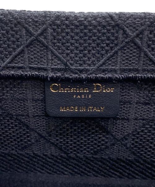 Christian Dior（クリスチャン ディオール）Christian Dior (クリスチャン ディオール) BOOK TOTE MEDIUM オールブラック サイズ:ミディアムの古着・服飾アイテム