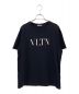 VALENTINO（ヴァレンティノ）の古着「VLTNロゴTシャツ」｜ブラック