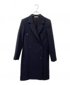 CELINEセリーヌ）の古着「Double Crombie Coat」｜ネイビー