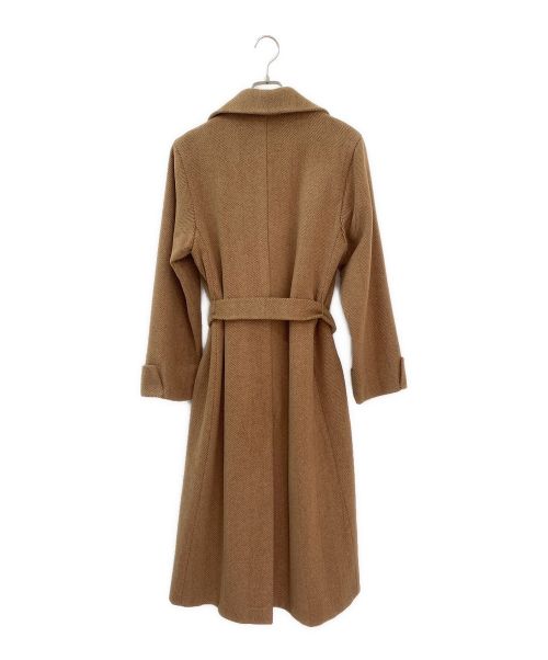 MaxMara（マックスマーラ）MaxMara (マックスマーラ) アルパカ混ロングコート キャメル サイズ:36の古着・服飾アイテム
