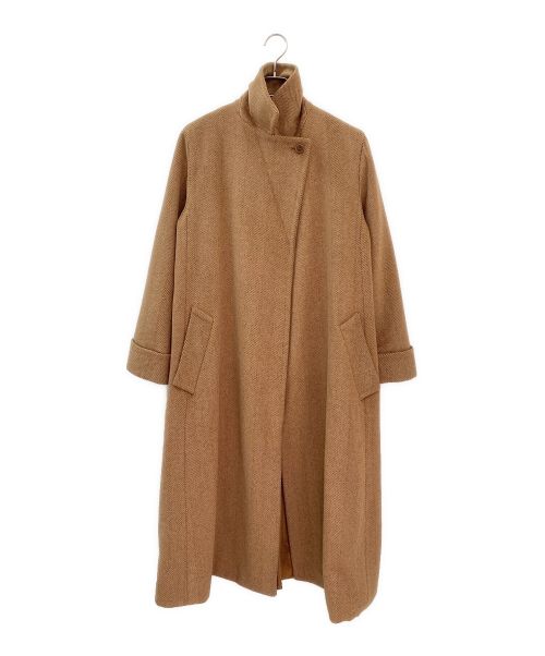 MaxMara（マックスマーラ）MaxMara (マックスマーラ) アルパカ混ロングコート キャメル サイズ:36の古着・服飾アイテム