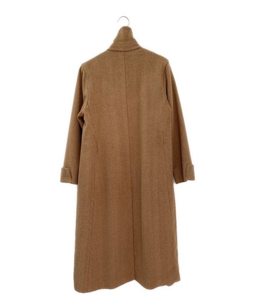 MaxMara（マックスマーラ）MaxMara (マックスマーラ) アルパカ混ロングコート キャメル サイズ:36の古着・服飾アイテム