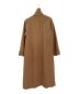 中古・古着 MaxMara (マックスマーラ) アルパカ混ロングコート キャメル サイズ:36：45000円