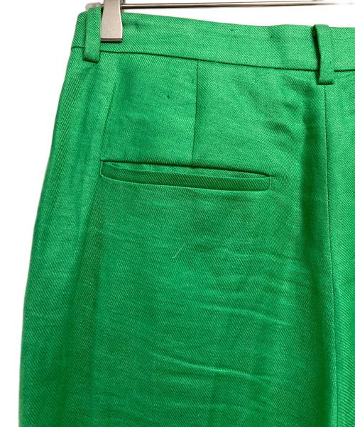 SCENTOF（セントオブ）SCENTOF (セントオブ) リネンパンツ グリーン サイズ:36の古着・服飾アイテム