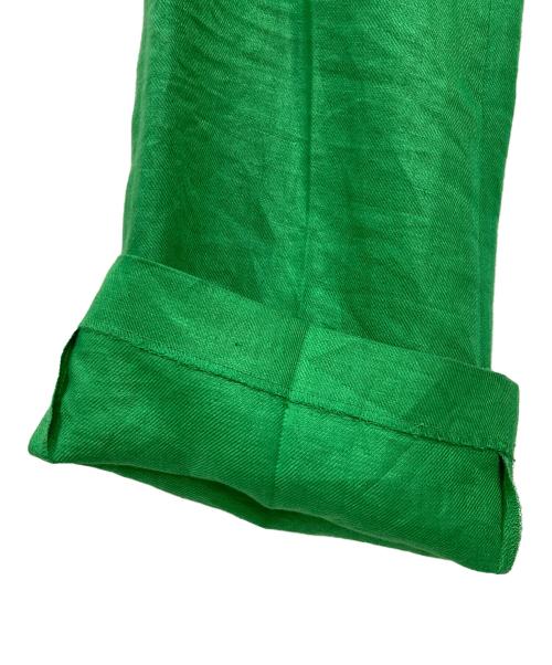 SCENTOF（セントオブ）SCENTOF (セントオブ) リネンパンツ グリーン サイズ:36の古着・服飾アイテム