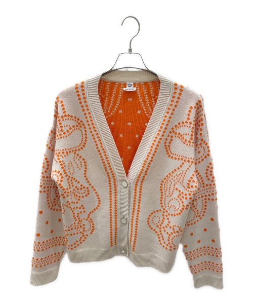 HERMES（エルメス）HERMES (エルメス) Brides de Gala オレンジ×アイボリー サイズ:38の古着・服飾アイテム
