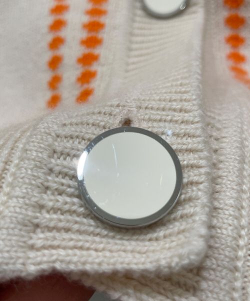 HERMES（エルメス）HERMES (エルメス) Brides de Gala オレンジ×アイボリー サイズ:38の古着・服飾アイテム