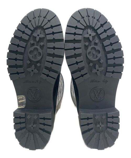 LOUIS VUITTON（ルイ ヴィトン）LOUIS VUITTON (ルイ ヴィトン) Drops Line Boots ブラック サイズ:36の古着・服飾アイテム