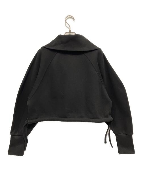 CLANE（クラネ）CLANE (クラネ) スウェット ハーフジップショートプルオーバー ブラック サイズ:1の古着・服飾アイテム