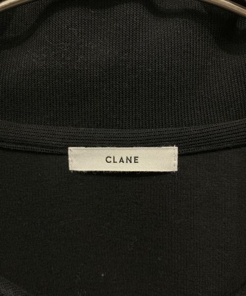 CLANE（クラネ）CLANE (クラネ) スウェット ハーフジップショートプルオーバー ブラック サイズ:1の古着・服飾アイテム