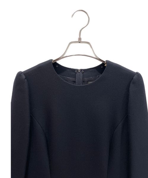 FOXEY（フォクシー）FOXEY (フォクシー) ウールワンピース ネイビー サイズ:38の古着・服飾アイテム