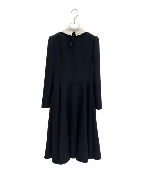 FOXEY（フォクシー）FOXEY (フォクシー) ウールワンピース ネイビー サイズ:38の古着・服飾アイテム