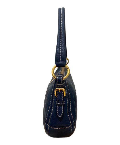 PRADA（プラダ）PRADA (プラダ) ワンショルダーロゴバッグ ネイビーの古着・服飾アイテム