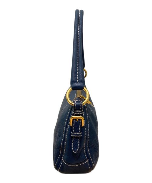 PRADA（プラダ）PRADA (プラダ) ワンショルダーロゴバッグ ネイビーの古着・服飾アイテム