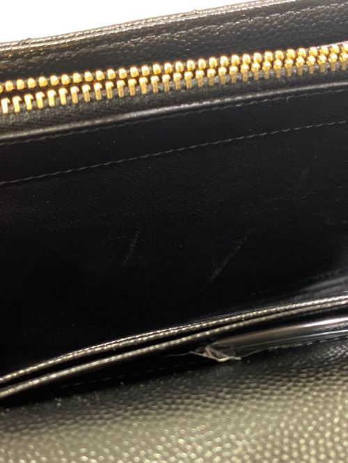Saint Laurent Paris（サンローランパリ）Saint Laurent Paris (サンローランパリ) カサンドラ クラシック チェーンウォレット ブラックの古着・服飾アイテム