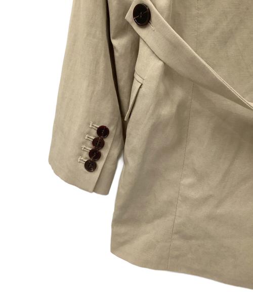 outersunset（アウターサンセット）outersunset (アウターサンセット) テーラードジャケット ベージュ サイズ:F 未使用品の古着・服飾アイテム