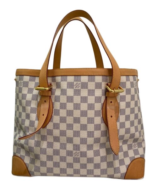 LOUIS VUITTON（ルイ ヴィトン）LOUIS VUITTON (ルイ ヴィトン) ハムステッドMM ホワイト×ベージュ サイズ:MMの古着・服飾アイテム