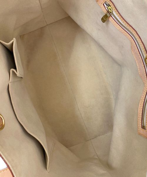 LOUIS VUITTON（ルイ ヴィトン）LOUIS VUITTON (ルイ ヴィトン) ハムステッドMM ホワイト×ベージュ サイズ:MMの古着・服飾アイテム