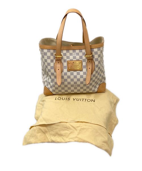LOUIS VUITTON（ルイ ヴィトン）LOUIS VUITTON (ルイ ヴィトン) ハムステッドMM ホワイト×ベージュ サイズ:MMの古着・服飾アイテム