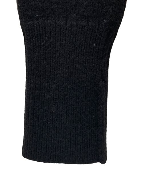 CHANEL（シャネル）CHANEL (シャネル) カメリアタートルネックカシミヤニット ブラック サイズ:40の古着・服飾アイテム