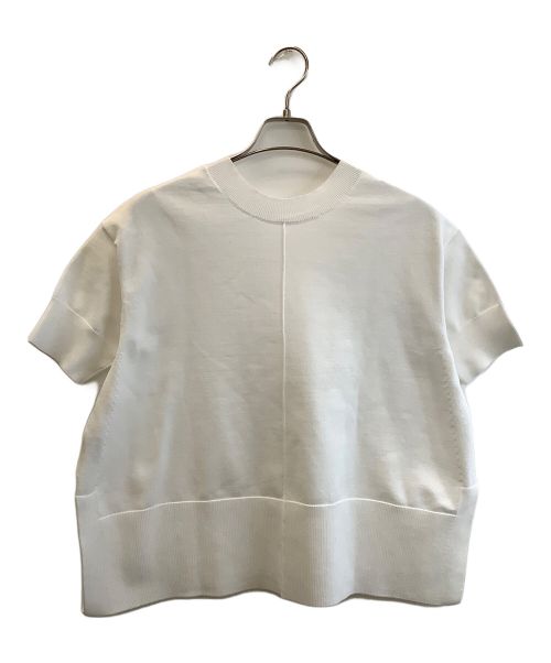 UNITED ARROWS TOKYO（ユナイテッドアローズトウキョウ）UNITED ARROWS TOKYO (ユナイテッドアローズトウキョウ) ミニマル２WAYニット ホワイト サイズ:Fの古着・服飾アイテム