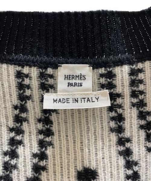 HERMES（エルメス）HERMES (エルメス) Brides de Gala カーディガン ブラック サイズ:38の古着・服飾アイテム