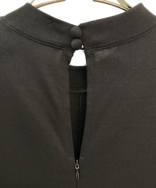 Mame Kurogouchi（マメクロゴウチ）Mame Kurogouchi (マメクロゴウチ) Cotton Jersey Dress ブラック サイズ:１の古着・服飾アイテム