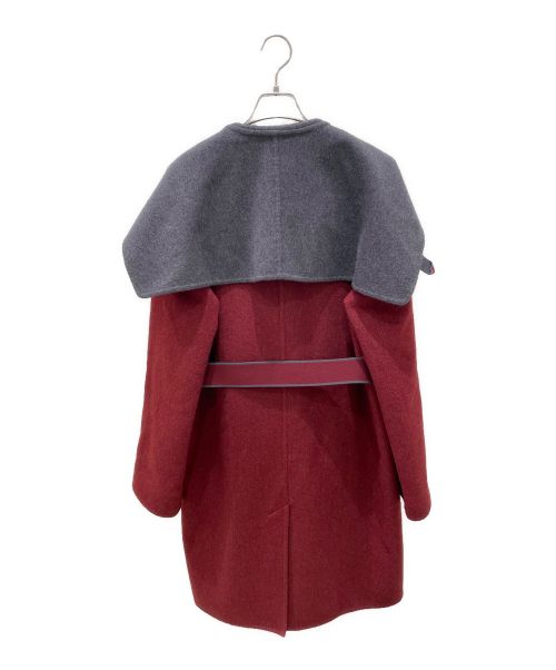 HERMES（エルメス）HERMES (エルメス) カシミヤコート ボルドー サイズ:36の古着・服飾アイテム