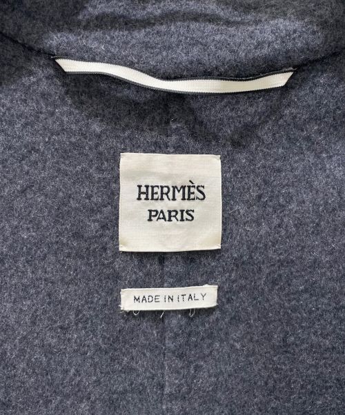HERMES（エルメス）HERMES (エルメス) カシミヤコート ボルドー サイズ:36の古着・服飾アイテム