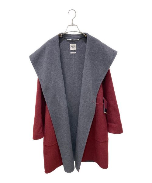HERMES（エルメス）HERMES (エルメス) カシミヤコート ボルドー サイズ:36の古着・服飾アイテム