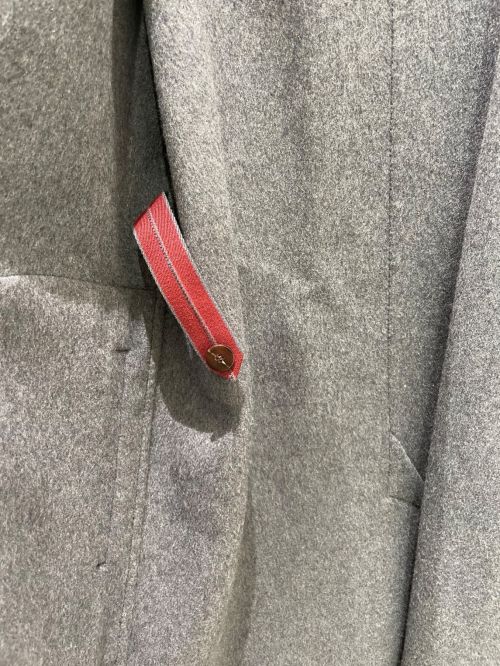 HERMES（エルメス）HERMES (エルメス) カシミヤコート ボルドー サイズ:36の古着・服飾アイテム