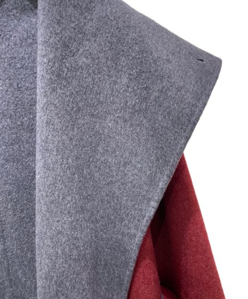 HERMES（エルメス）HERMES (エルメス) カシミヤコート ボルドー サイズ:36の古着・服飾アイテム