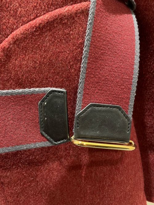 HERMES（エルメス）HERMES (エルメス) カシミヤコート ボルドー サイズ:36の古着・服飾アイテム