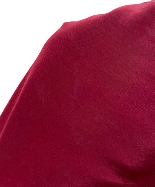 HERMES（エルメス）HERMES (エルメス) シルクブラウス レッド サイズ:38の古着・服飾アイテム