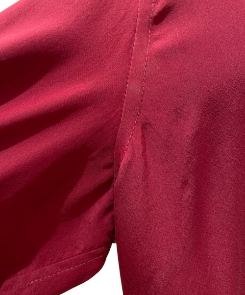 HERMES（エルメス）HERMES (エルメス) シルクブラウス レッド サイズ:38の古着・服飾アイテム