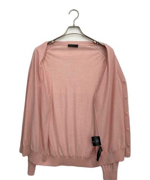 PRADA（プラダ）PRADA (プラダ) カーディガン ピンク サイズ:48の古着・服飾アイテム