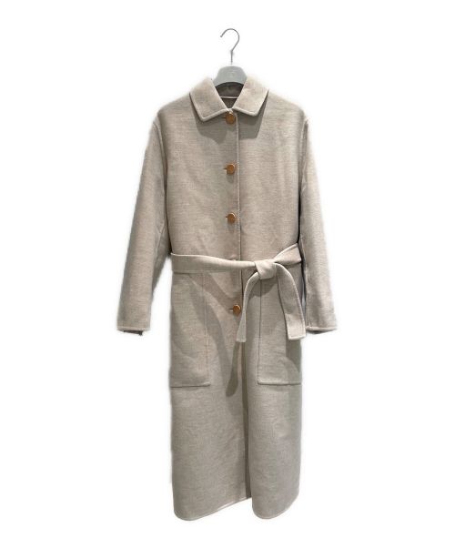 HERMES（エルメス）HERMES (エルメス) ダブルフェイスカシミヤコート ベージュ サイズ:36の古着・服飾アイテム