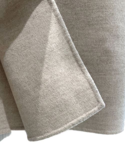HERMES（エルメス）HERMES (エルメス) ダブルフェイスカシミヤコート ベージュ サイズ:36の古着・服飾アイテム
