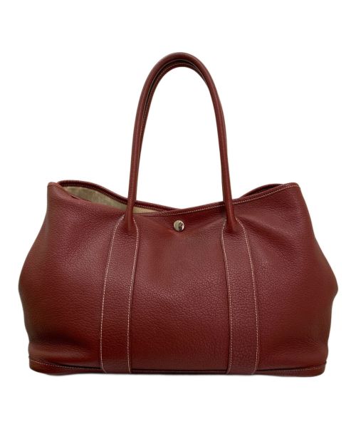 HERMES（エルメス）HERMES (エルメス) ガーデンパーティPM ボルドー サイズ:PMの古着・服飾アイテム