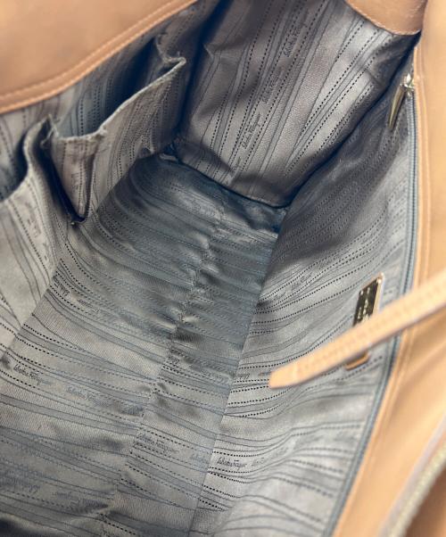 Salvatore Ferragamo（サルヴァトーレ フェラガモ）Salvatore Ferragamo (サルヴァトーレ フェラガモ) ガンチーニトートバッグ ブラウンの古着・服飾アイテム