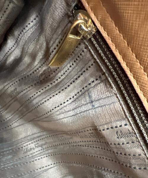 Salvatore Ferragamo（サルヴァトーレ フェラガモ）Salvatore Ferragamo (サルヴァトーレ フェラガモ) ガンチーニトートバッグ ブラウンの古着・服飾アイテム