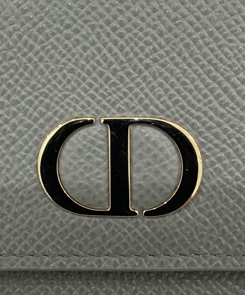 Christian Dior（クリスチャン ディオール）Christian Dior (クリスチャン ディオール) 30 Montaigne Lotus ウォレット グレー系の古着・服飾アイテム