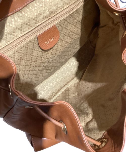 GUCCI（グッチ）GUCCI (グッチ) バンブーバックパック ブラウンの古着・服飾アイテム