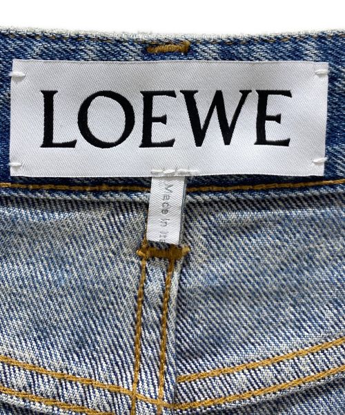 LOEWE（ロエベ）LOEWE (ロエベ) ワイドレッグジーンズ ウォッシュドデニム サイズ:42の古着・服飾アイテム