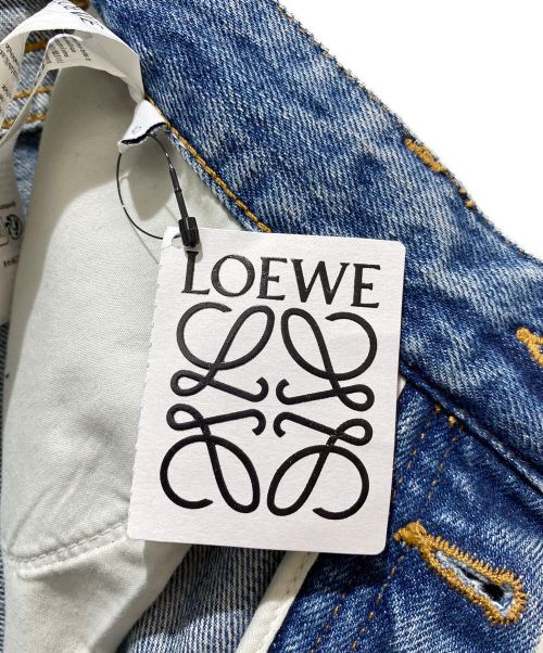 LOEWE（ロエベ）LOEWE (ロエベ) ワイドレッグジーンズ ウォッシュドデニム サイズ:42の古着・服飾アイテム
